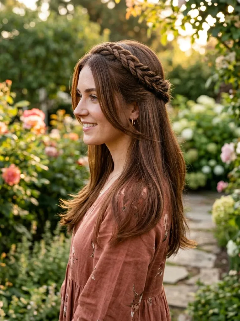 Half-Up Rope Braid