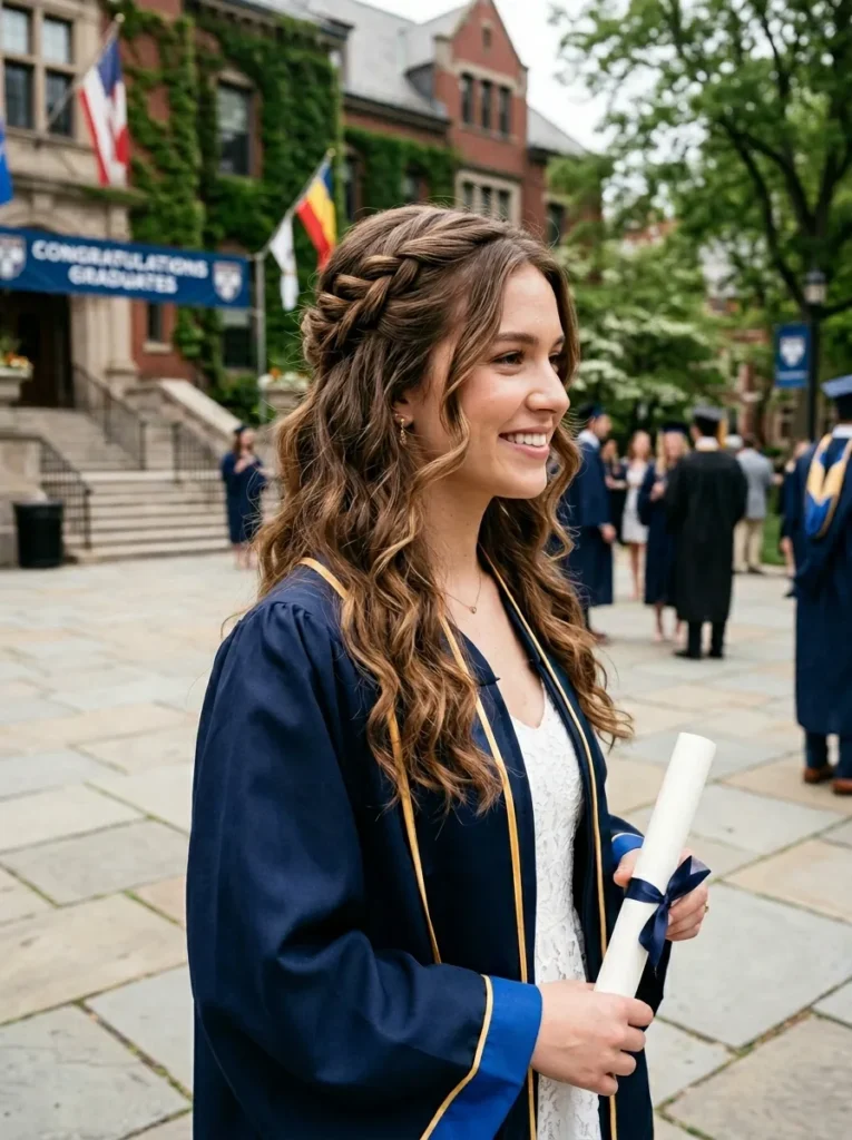 Half-Up Twisted Crown