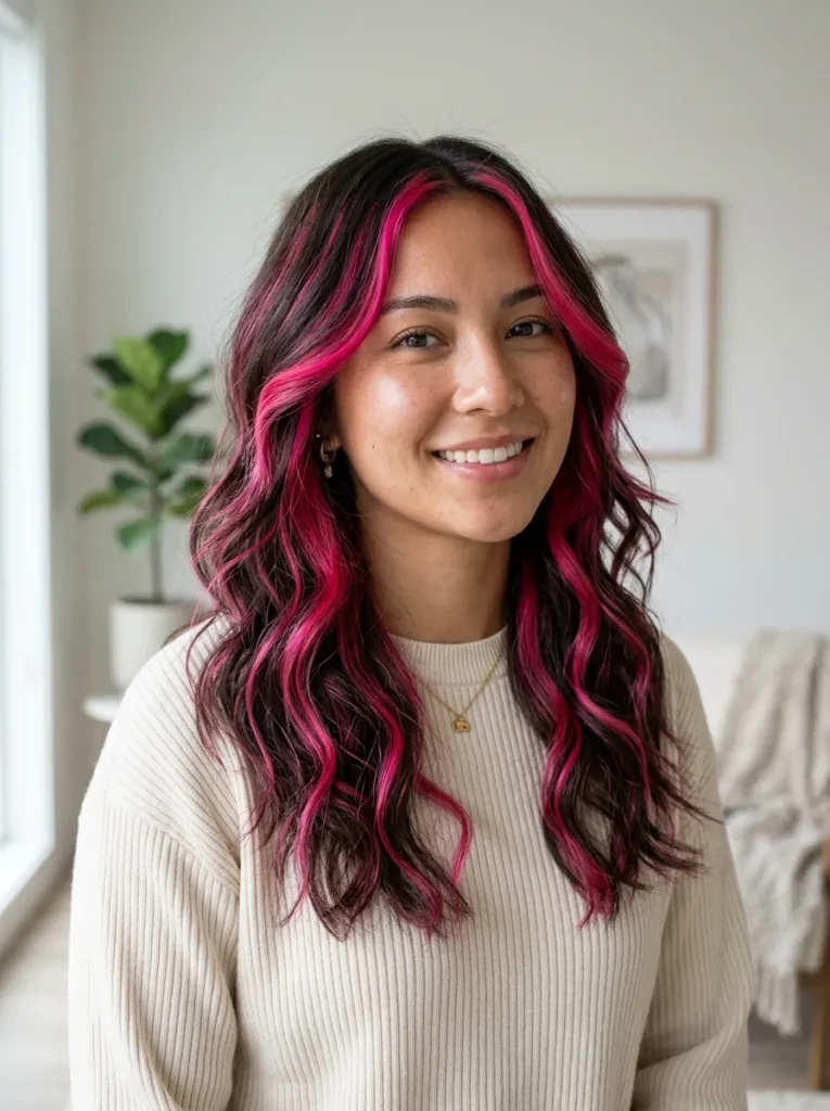 Hot Pink Highlights