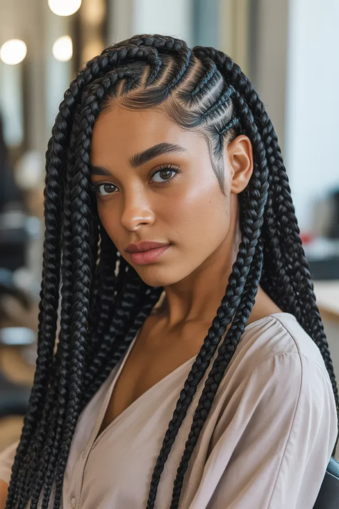 Jumbo Goddess Cornrows