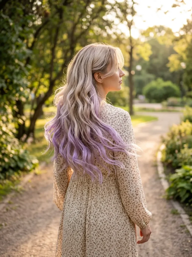 Lavender Purple Tips