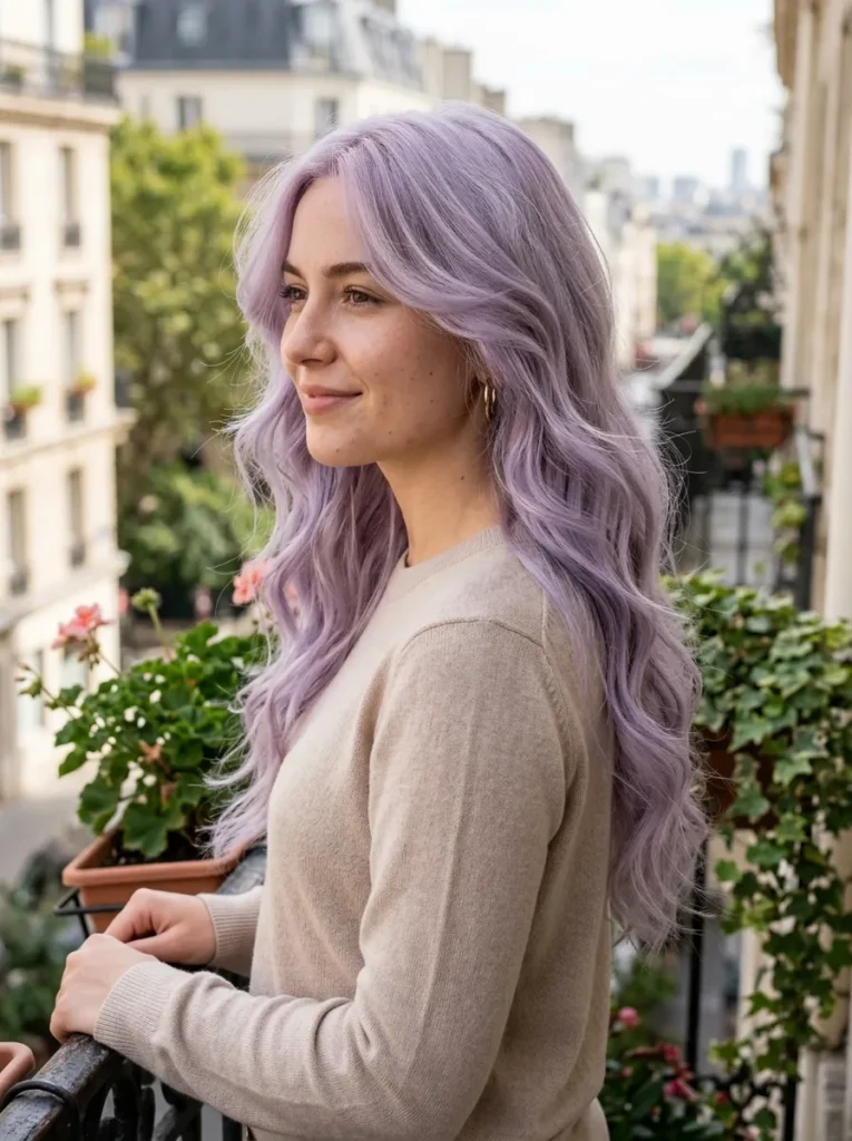 Lavender Soft Waves