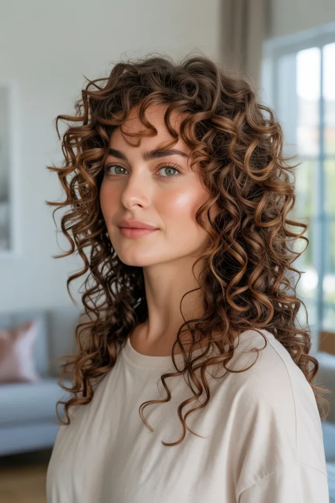 Long Layered Curls That Actually Bounce Back