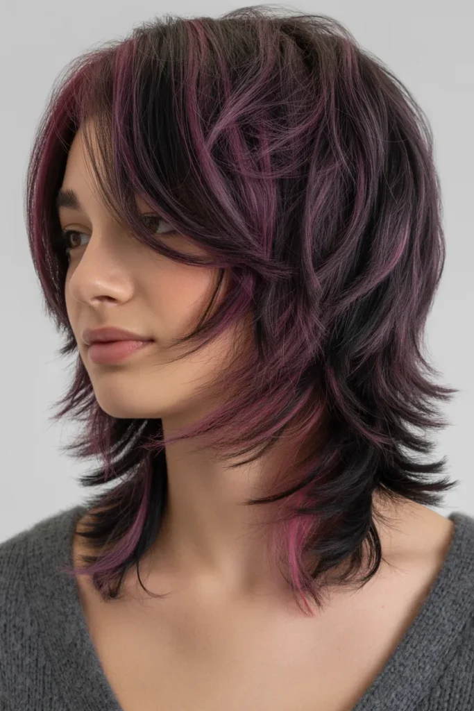 Long Layered Emo Shag