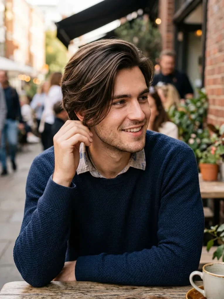 Loose Side Swept Hair