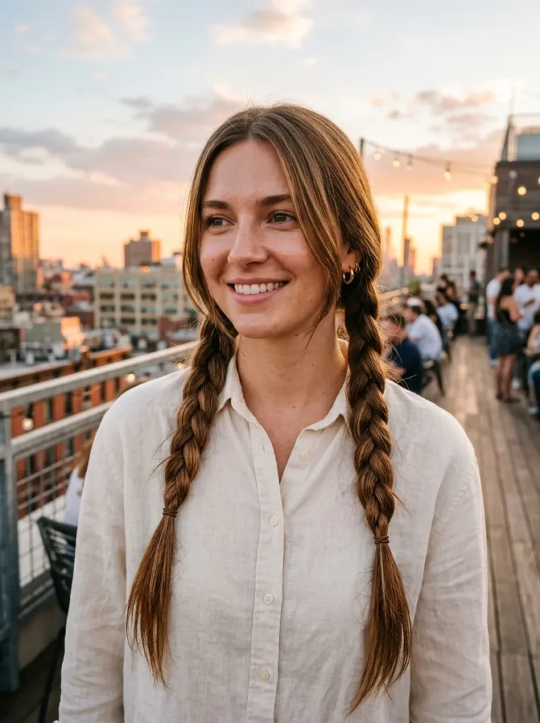 Low Braided Pigtails