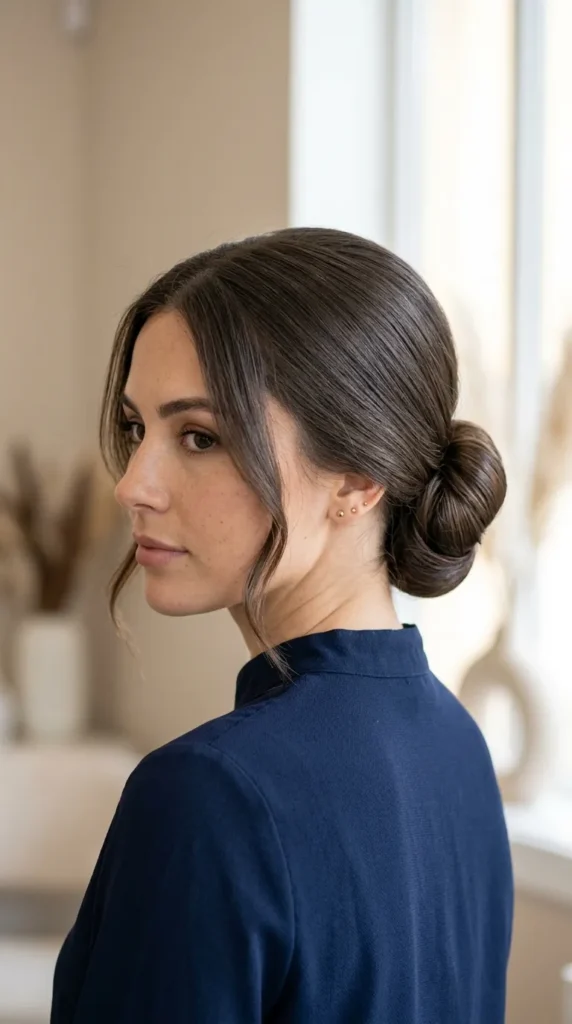 Low Chignon Bun
