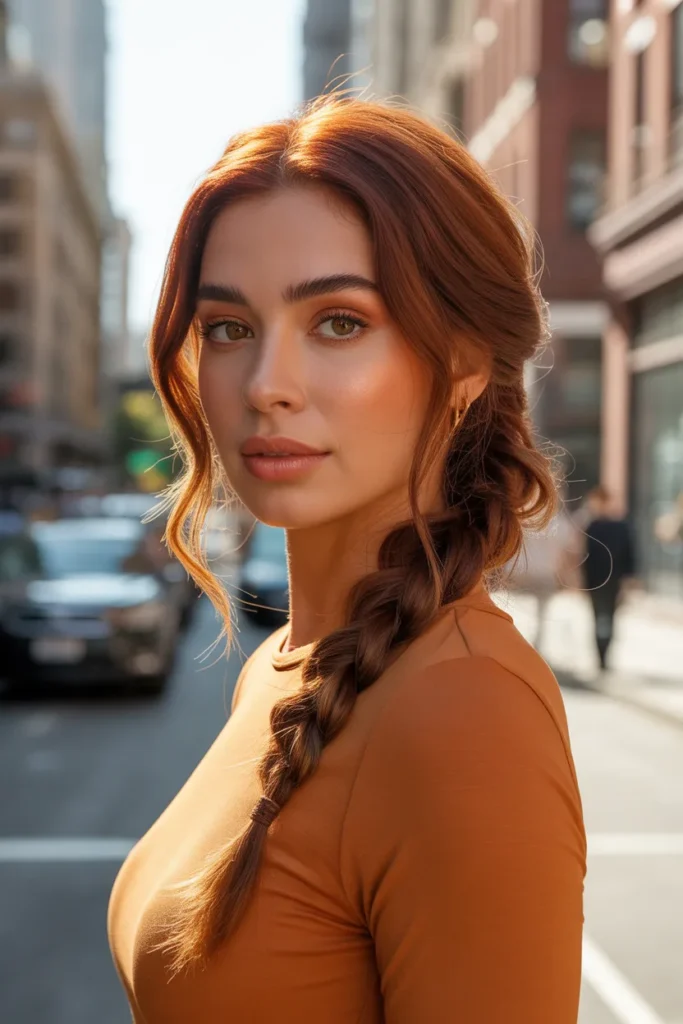 Low Side Braid With a Polished Sleek Top