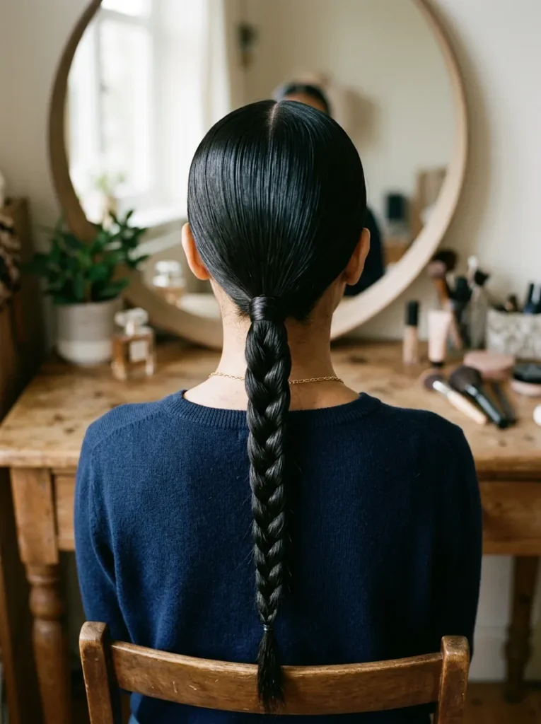 Low Sleek Braid