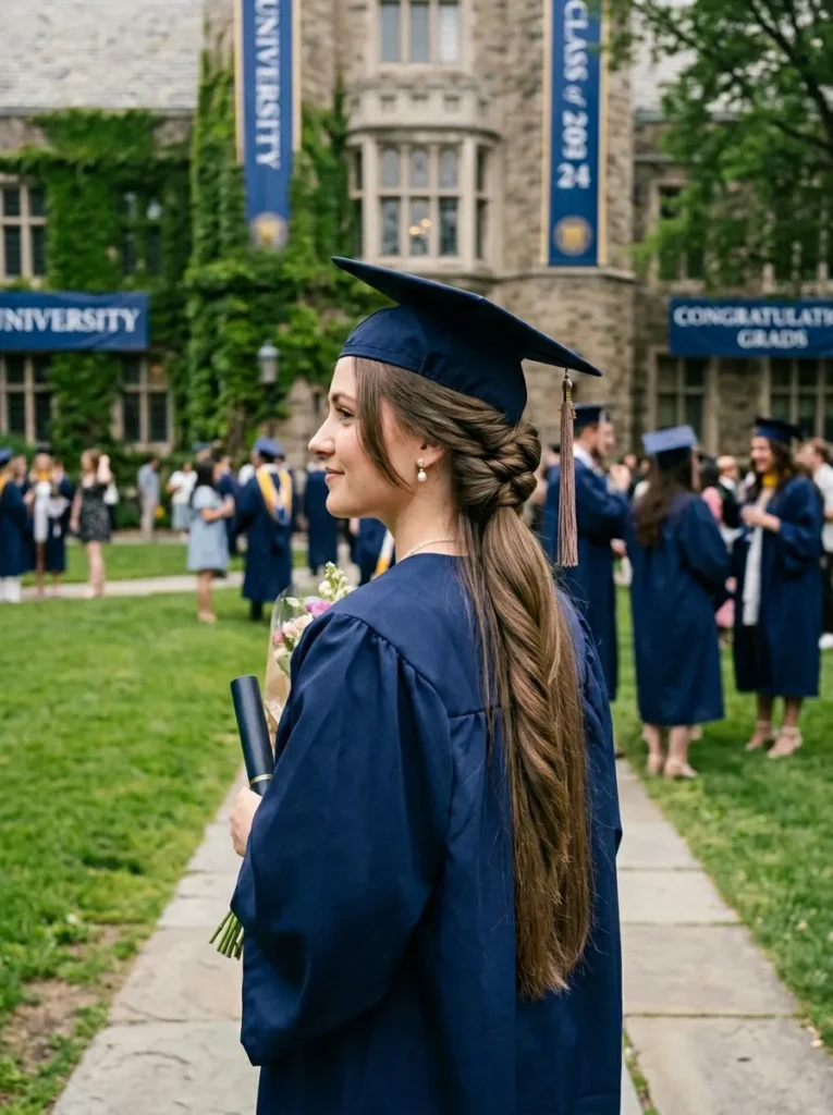 Low Twisted Ponytail