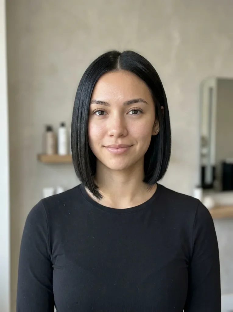 Minimalist Clean Bob