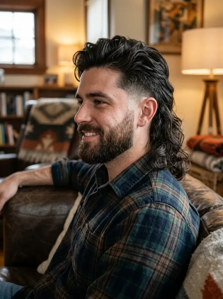 Mullet With Beard