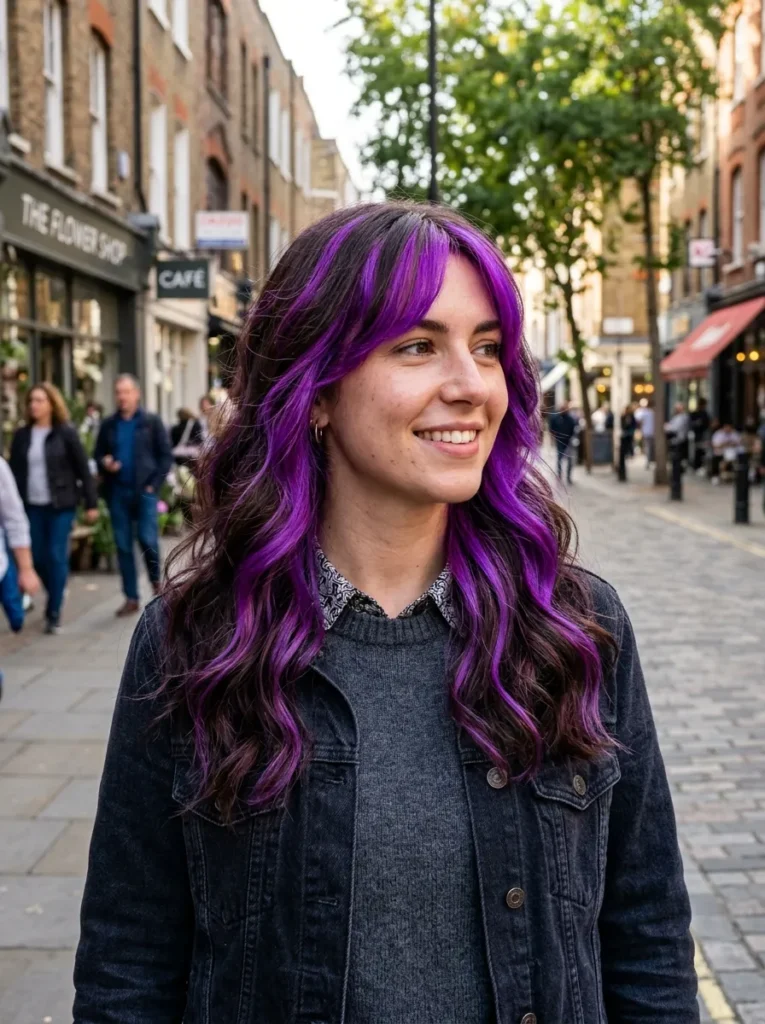 Neon Purple Highlights