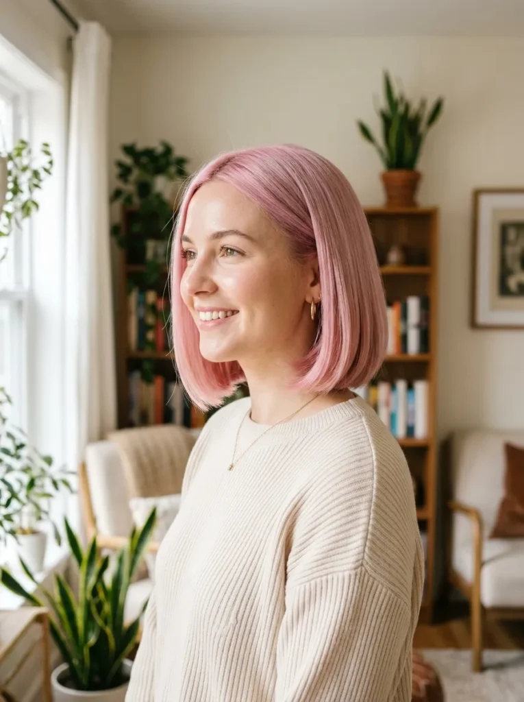 Pastel Pink Bob
