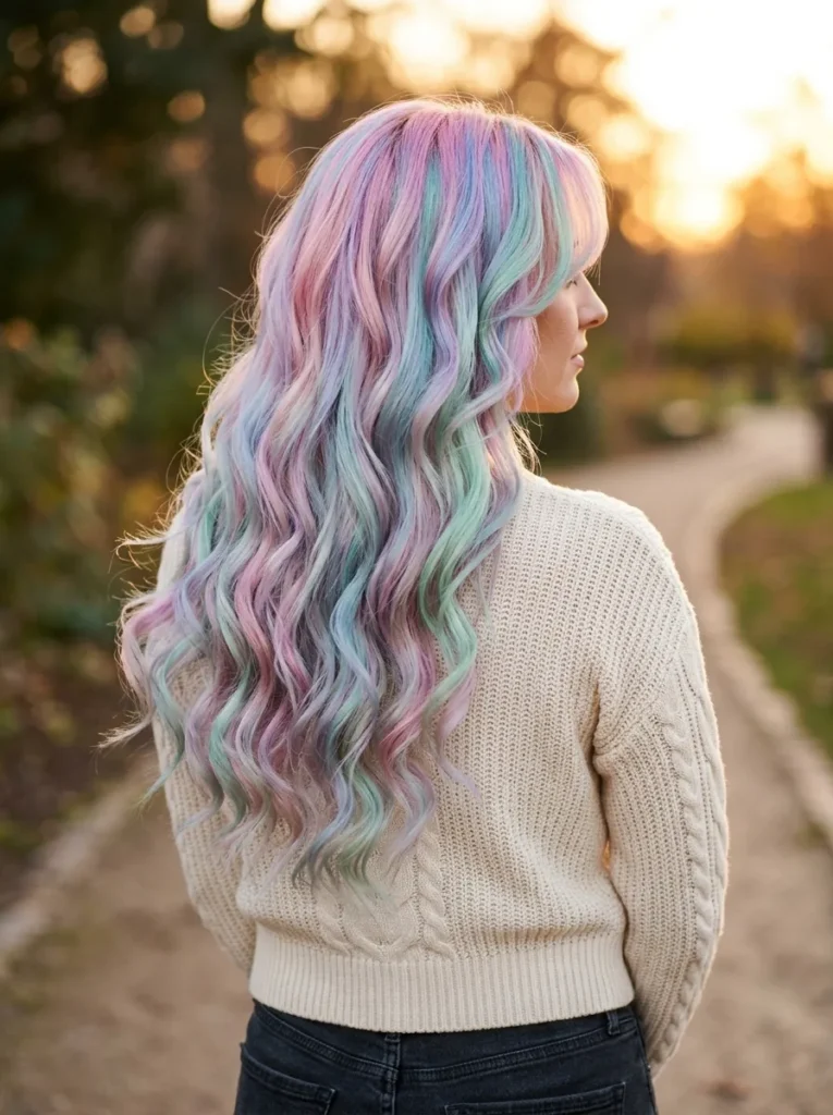 Pastel Rainbow Hair