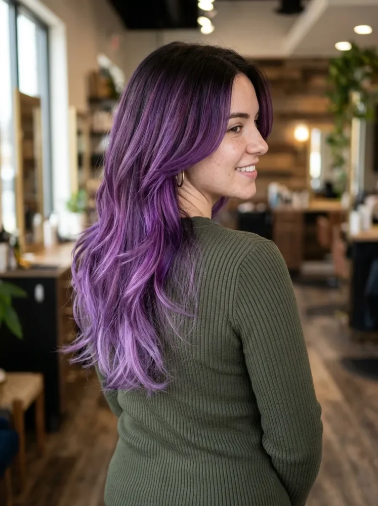 Purple Ombre Layers
