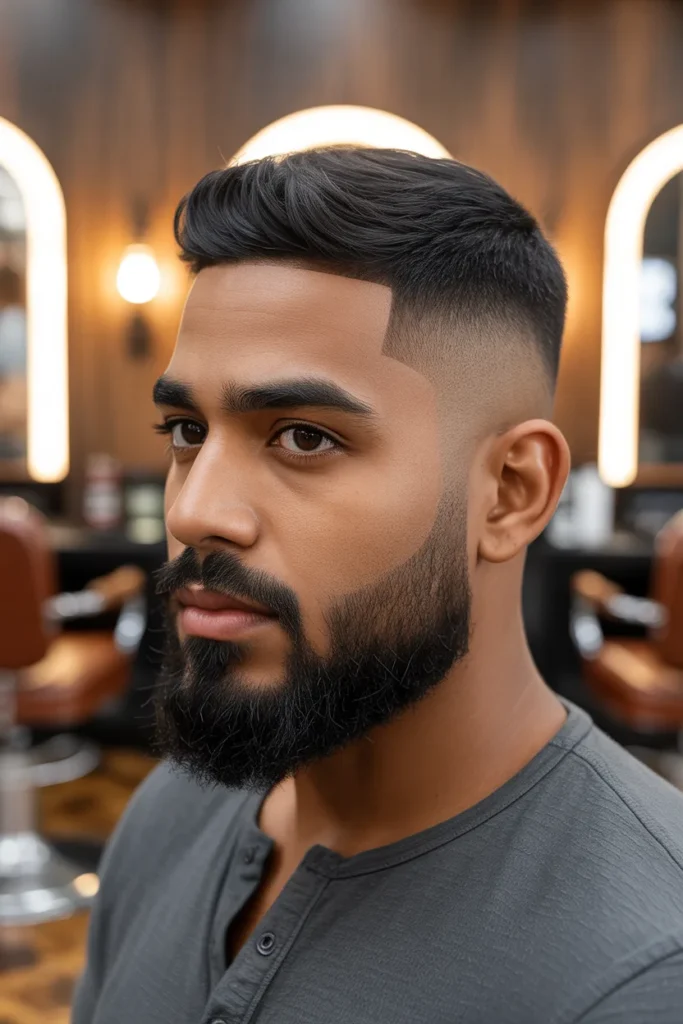 Shadow Fade with Beard The Most Masculine Combo of 2026