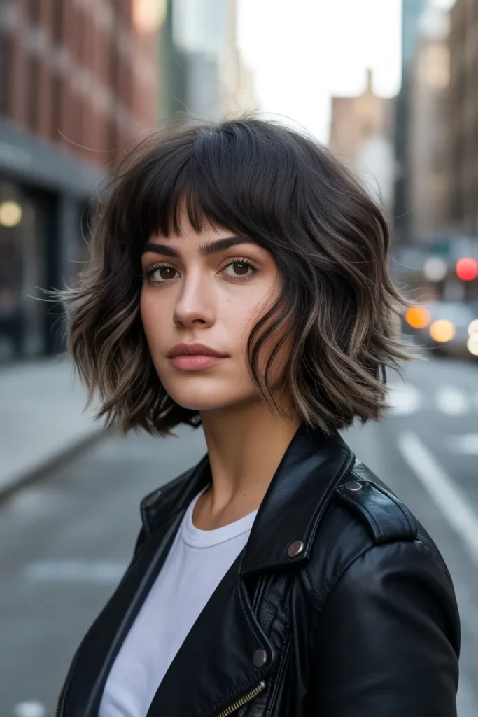 Shaggy Lob Long Shag Hybrid for a Modern Edge