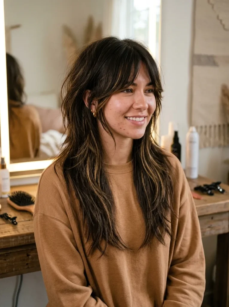 Shaggy Wolf Layered Cut