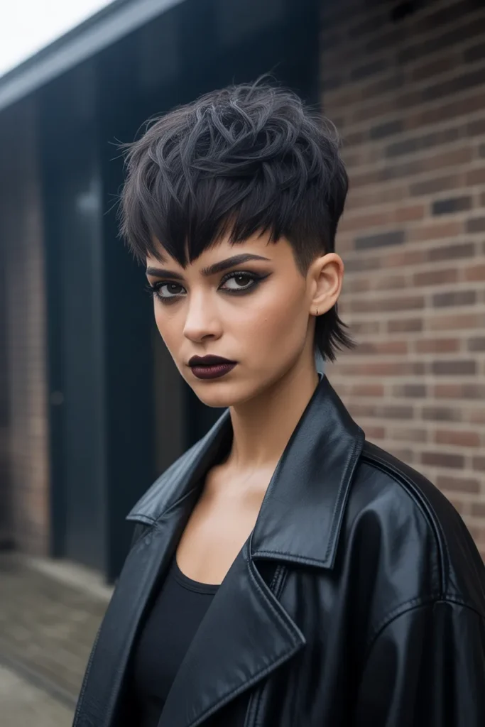 Short Wolf Cut With Textured Crown for Bold Vibes