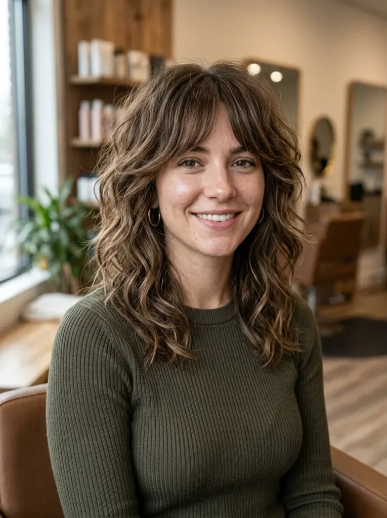 Shoulder Length Shag