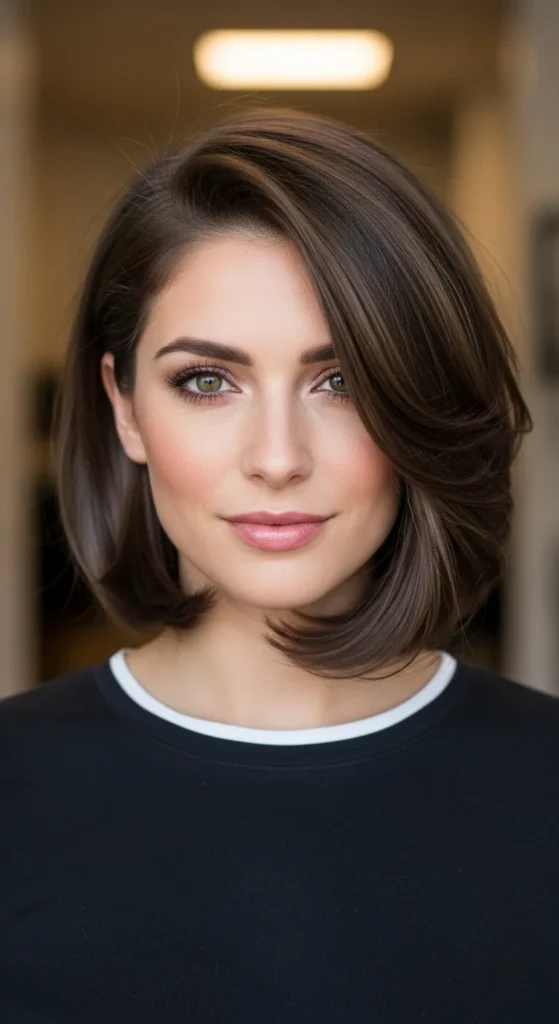 Side Part Volume Bob