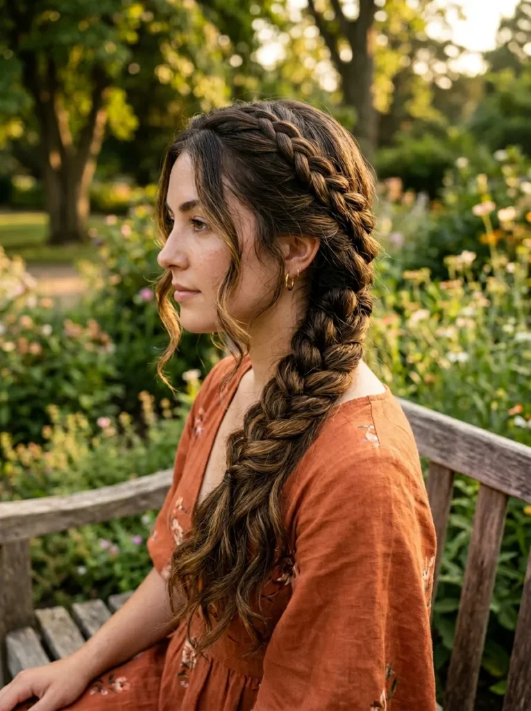 Side-Swept Rope Braid