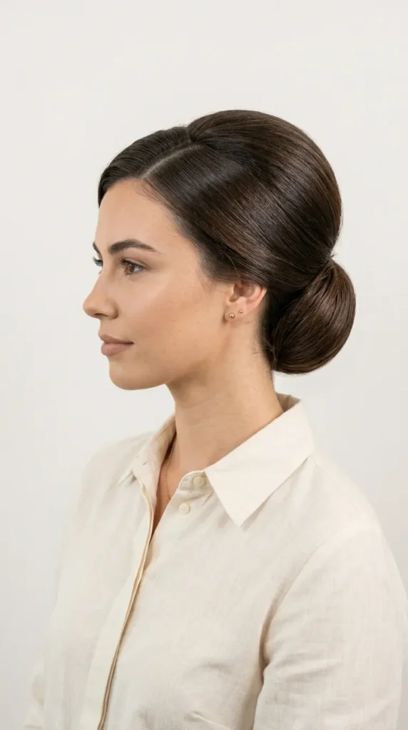 Sleek Low Beehive