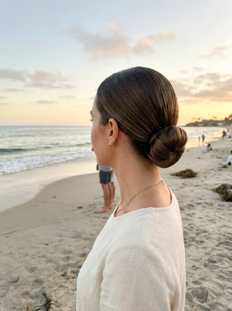 Sleek Low Bun