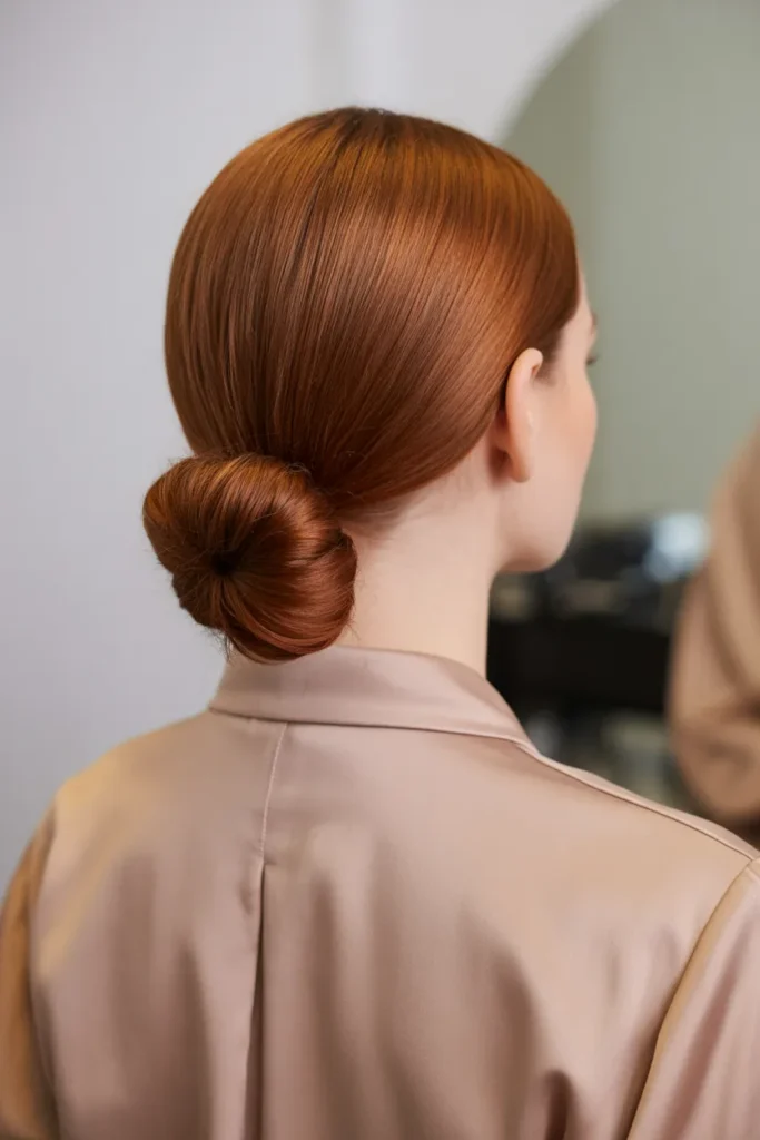 Sleek Low Bun