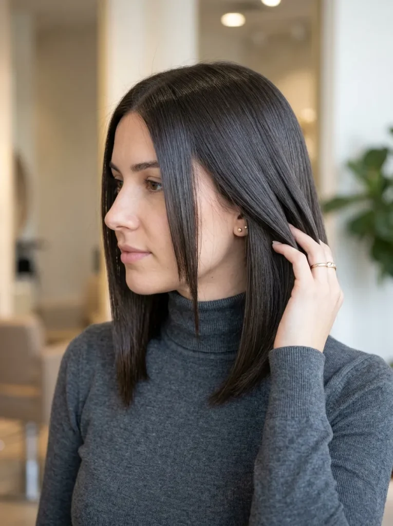 Sleek Straight Polished Bob