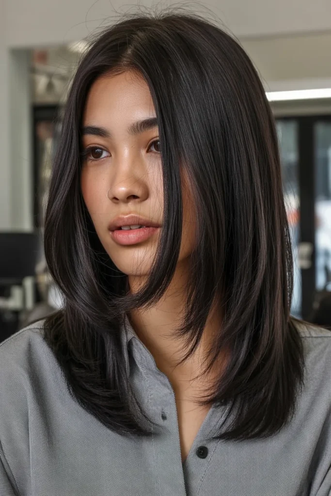 Sleek Straight Shag