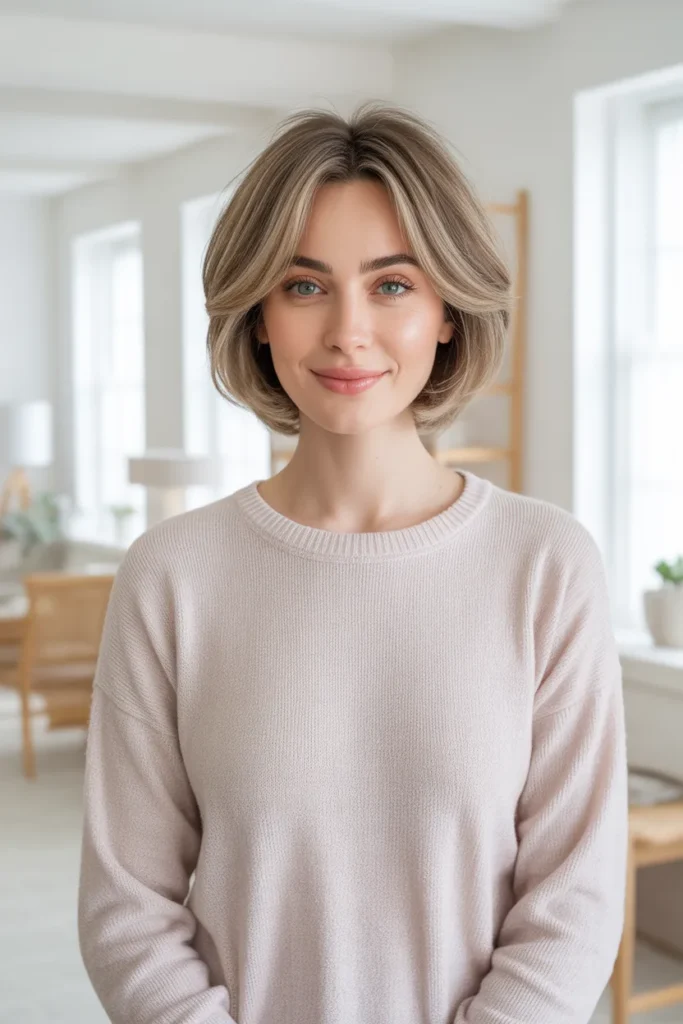 Soft Natural Kitty Cut for Fine Hair