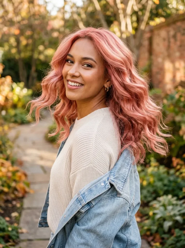 Strawberry Pink Waves