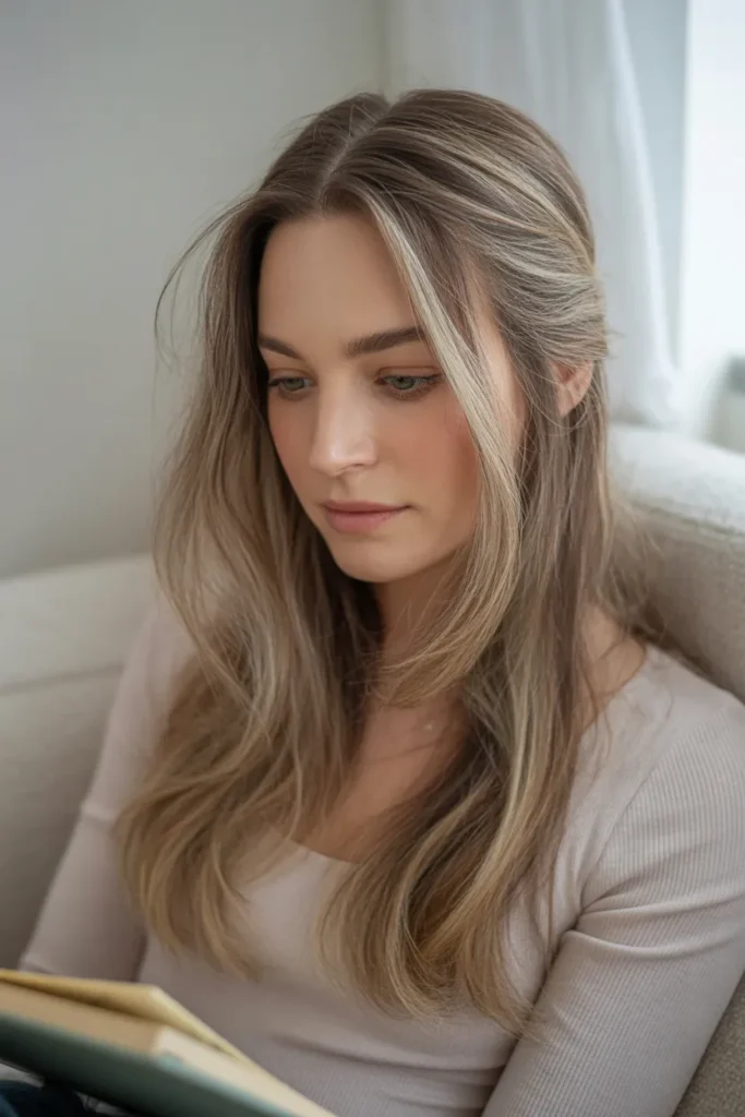 Subtle Streaky Highlights for a Low-Maintenance Look