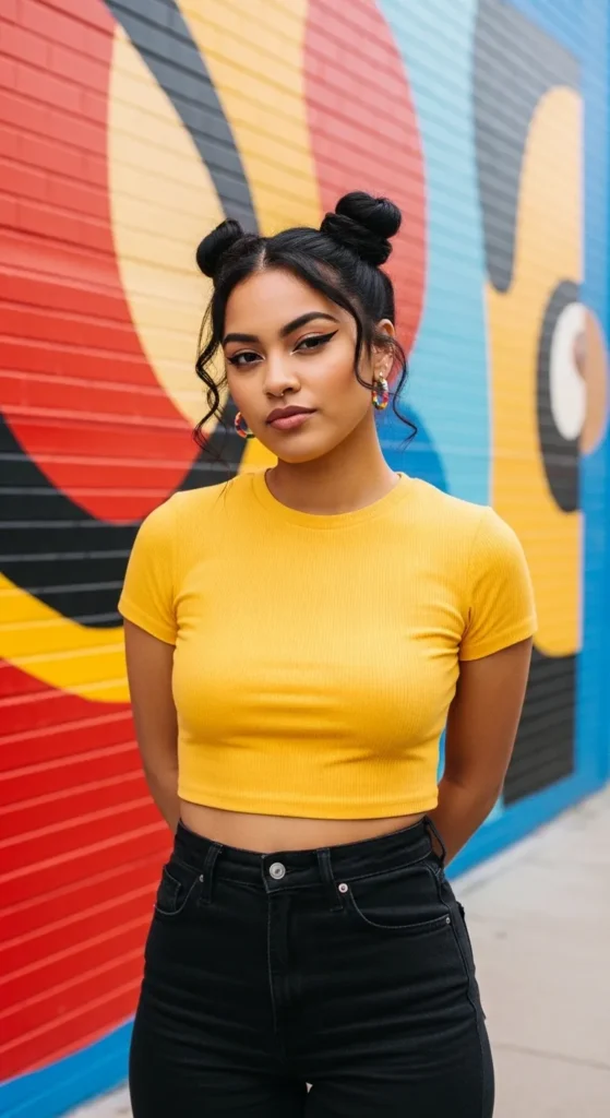 TLC-Era Space Buns For Ultra-Fine Hair