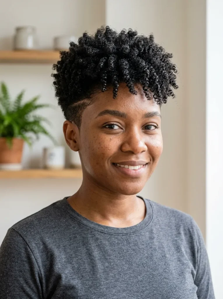 Tapered Natural Pixie