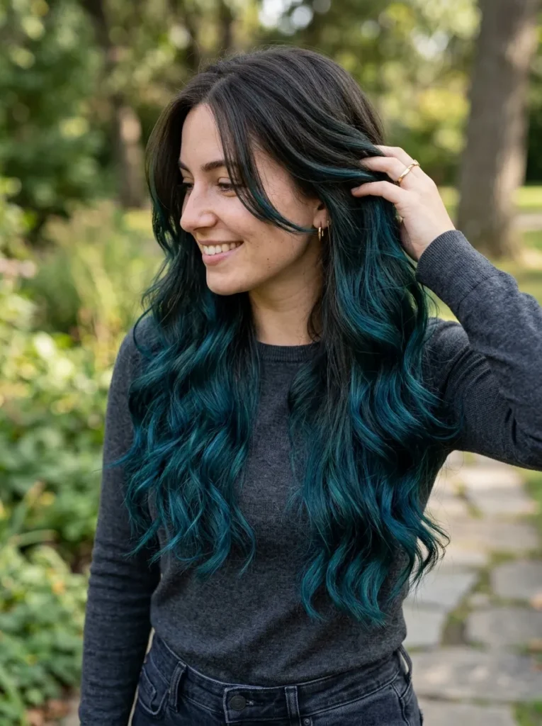 Teal Blue Ends