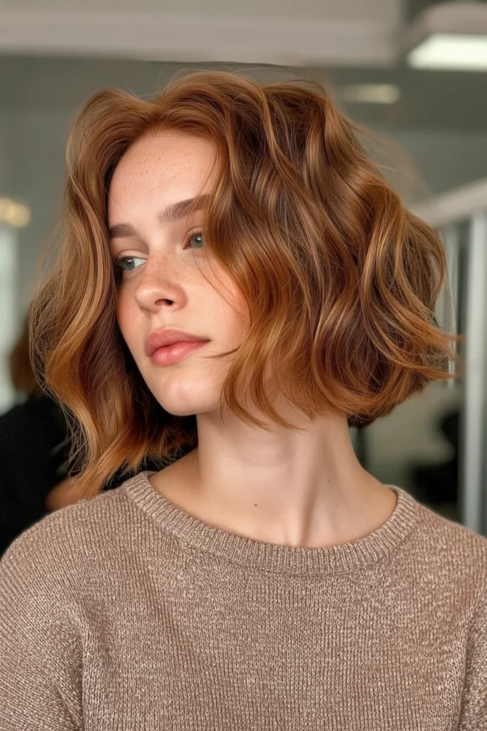 Textured Ginger Bob
