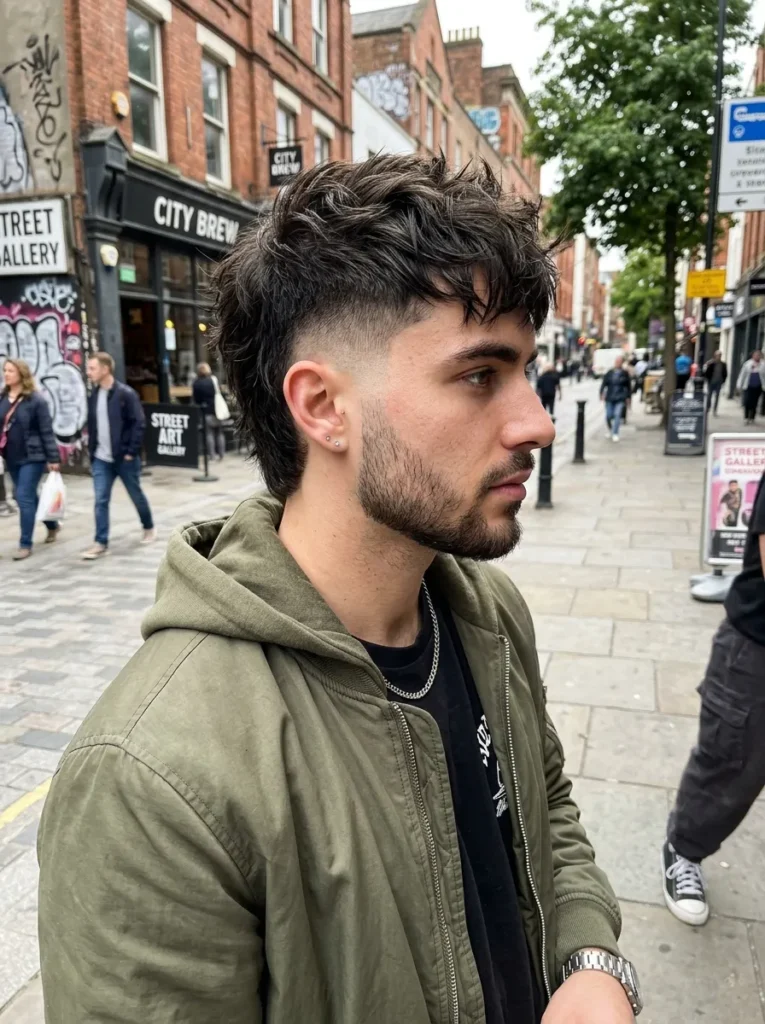 Textured Mullet Fade