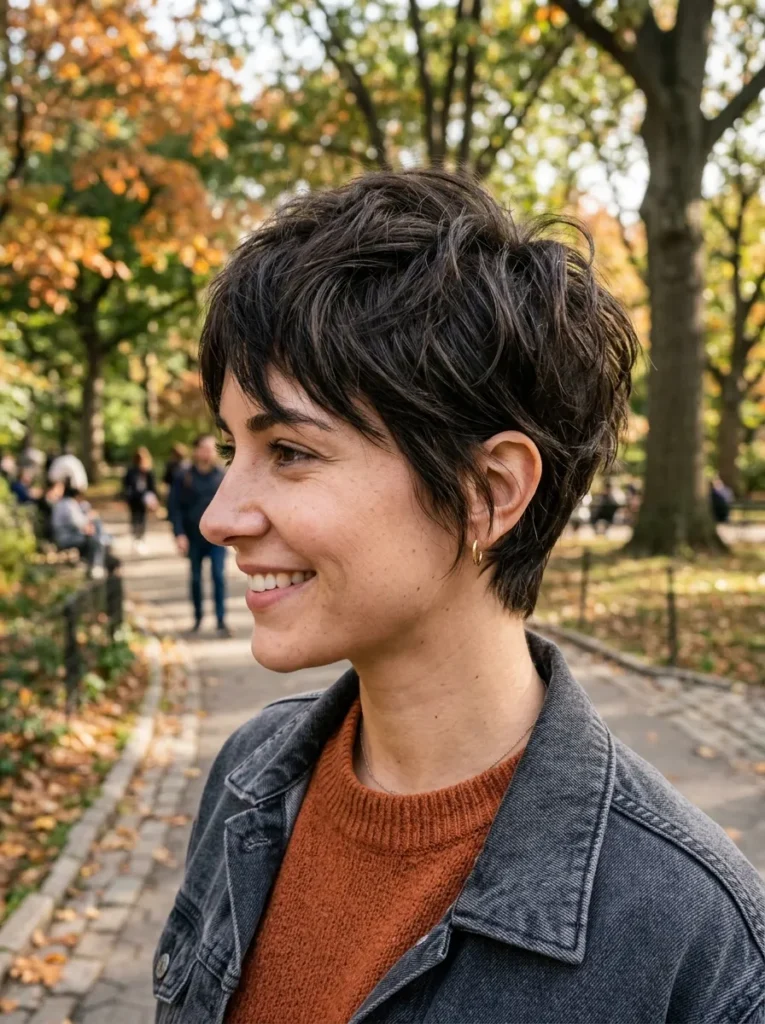 Textured Pixie Cut