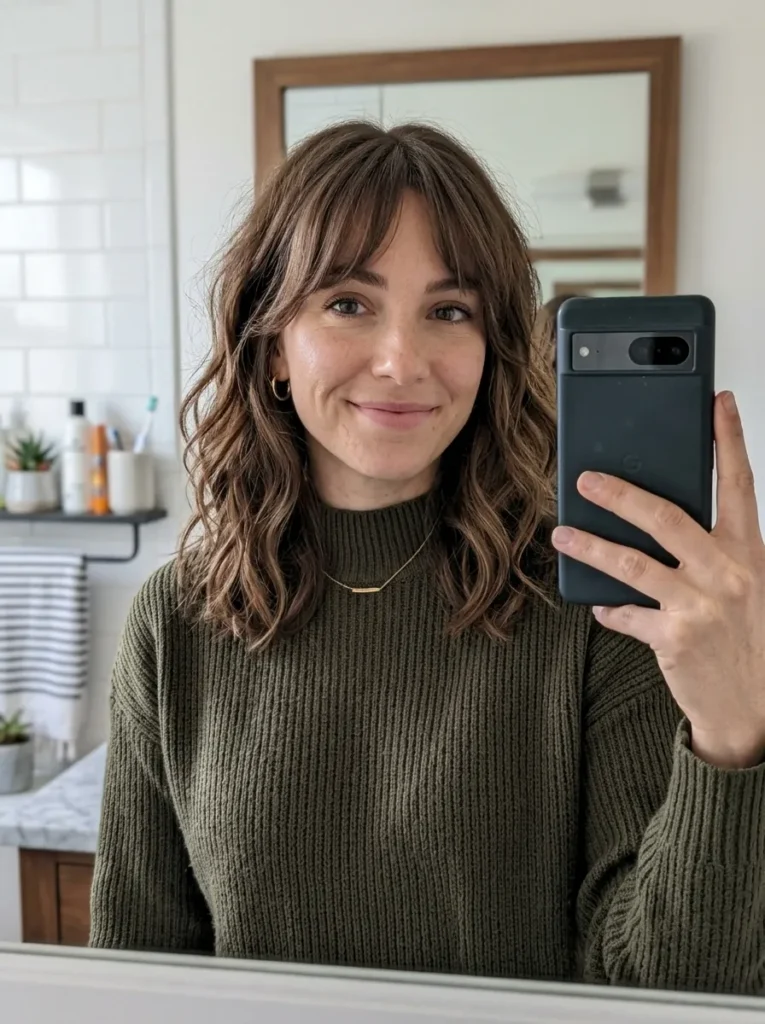 Textured Shoulder Cut