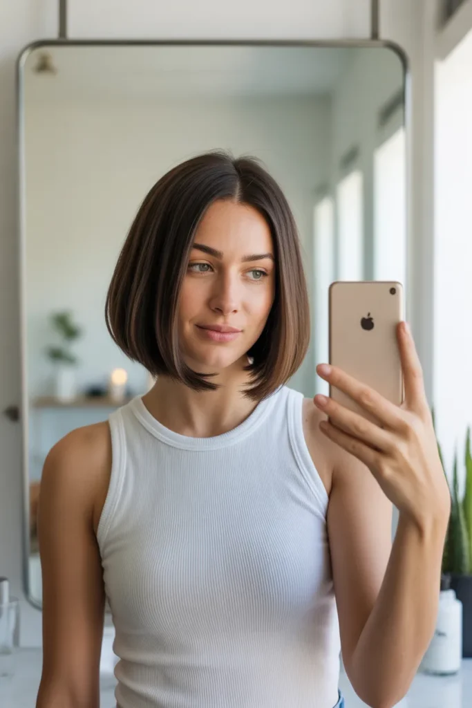 The Blunt Bob Haircut for Thin Hair That Fools Everyone