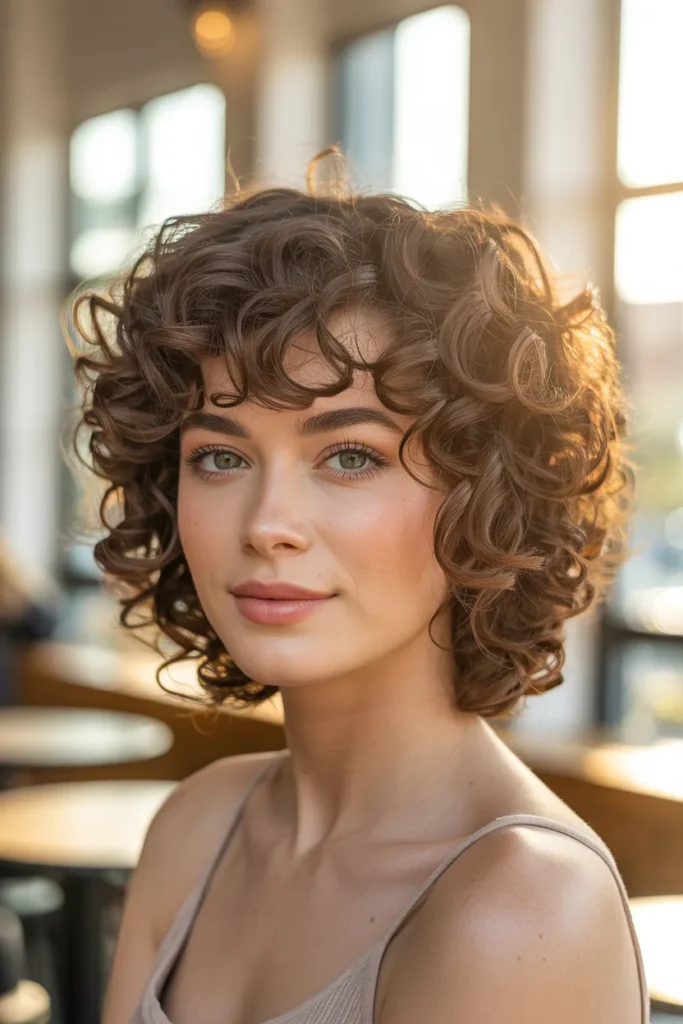 The Classic Curly Wolf Cut With Bouncy Ringlets