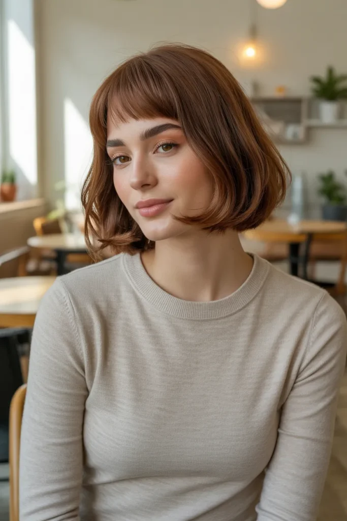 The Classic Kitty Cut With Soft Curtain Bangs