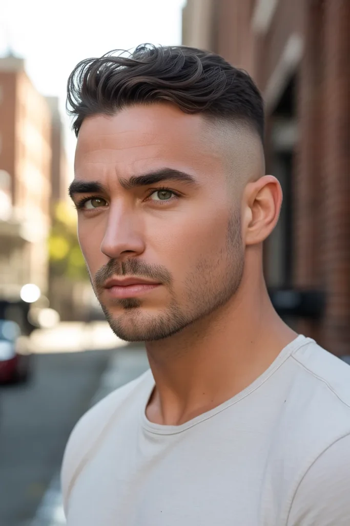 The Clean Fade Subtle Mullet Men Look