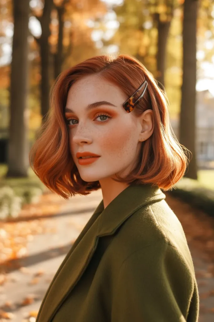The Copper-Toned Old Money Bob for Autumn