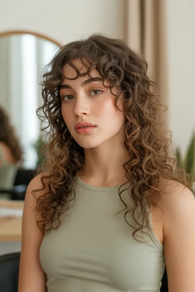 The Curtain Bang Layers Curly Girls Keep Requesting