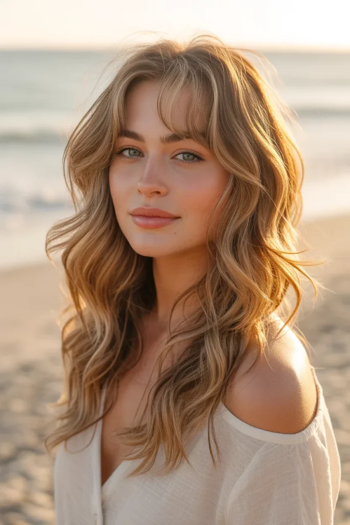 The Effortless Beachy Long Shag That Screams Summer Vibes