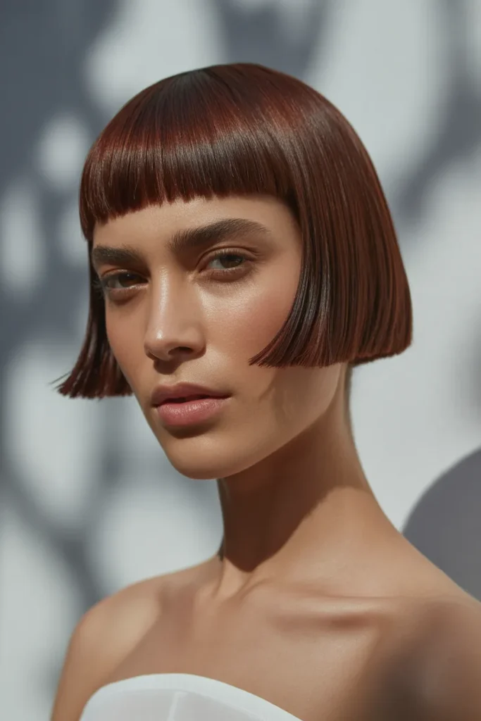 The Micro Bob That Makes Your Cheekbones Look Sculpted